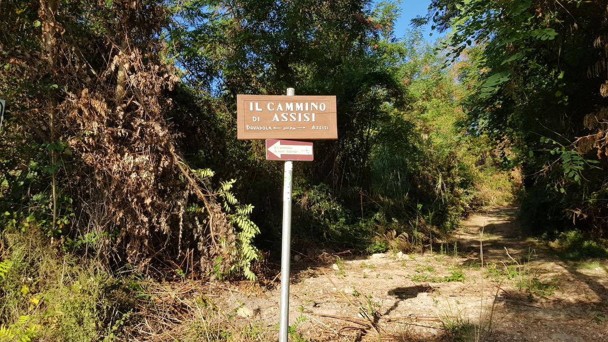 Cammino di Assisi - partenza da Dovadola