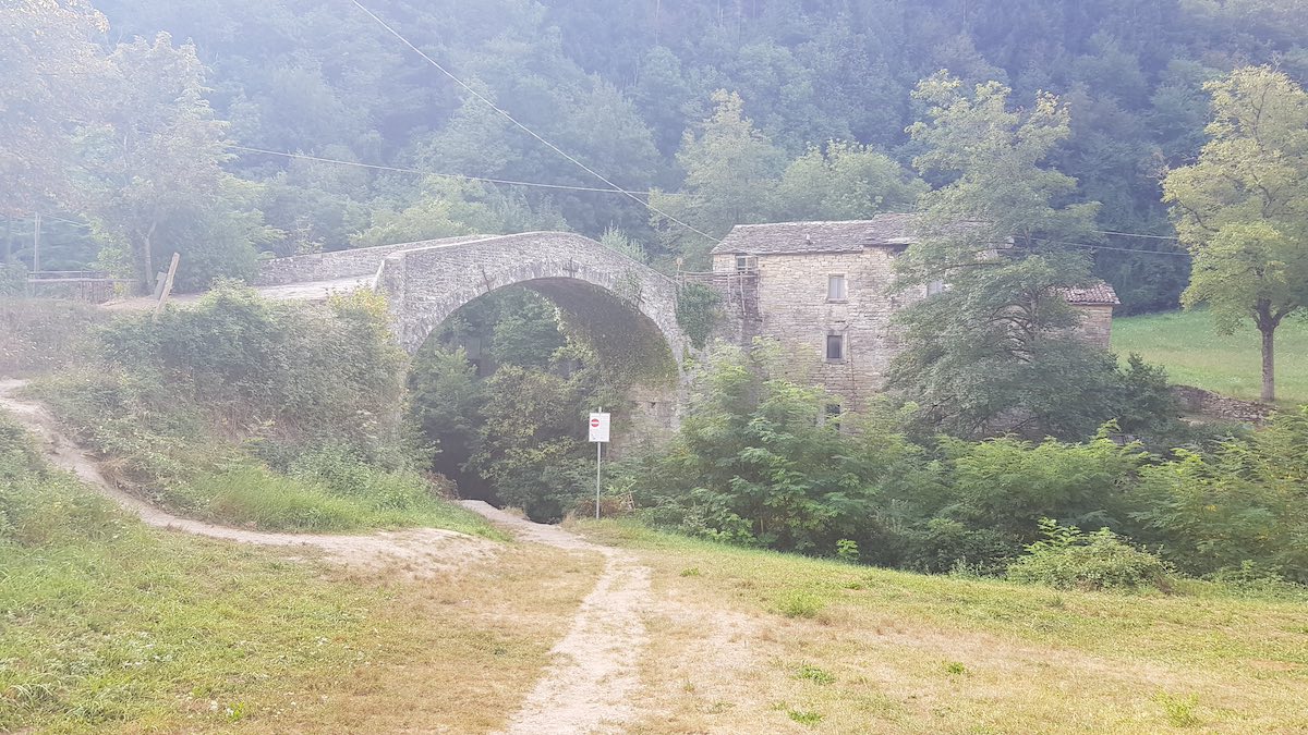 Cammino di Assisi - Ponte Nuovo nelle vicinanze di Premilcuore