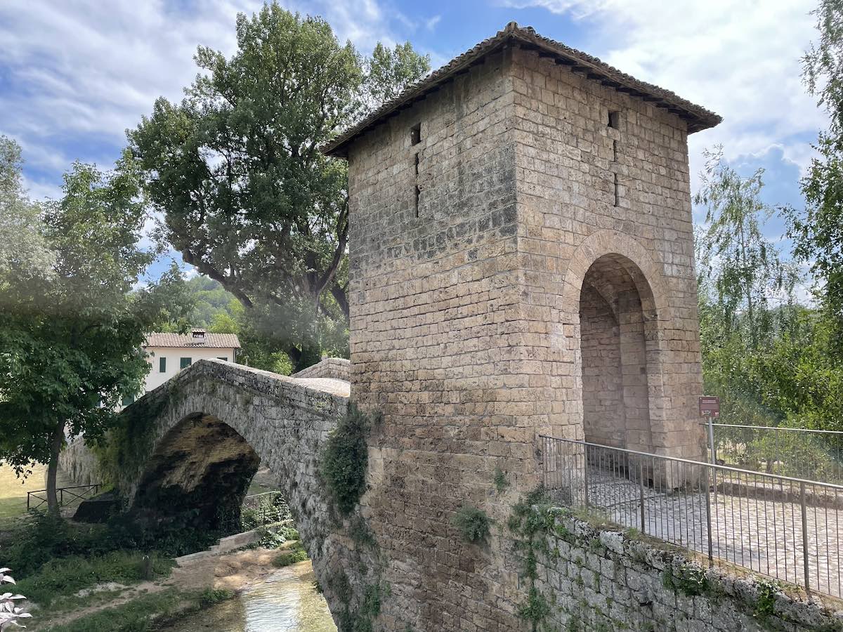 Cammino di San Benedetto - Ponte di San Francesco a Subiaco