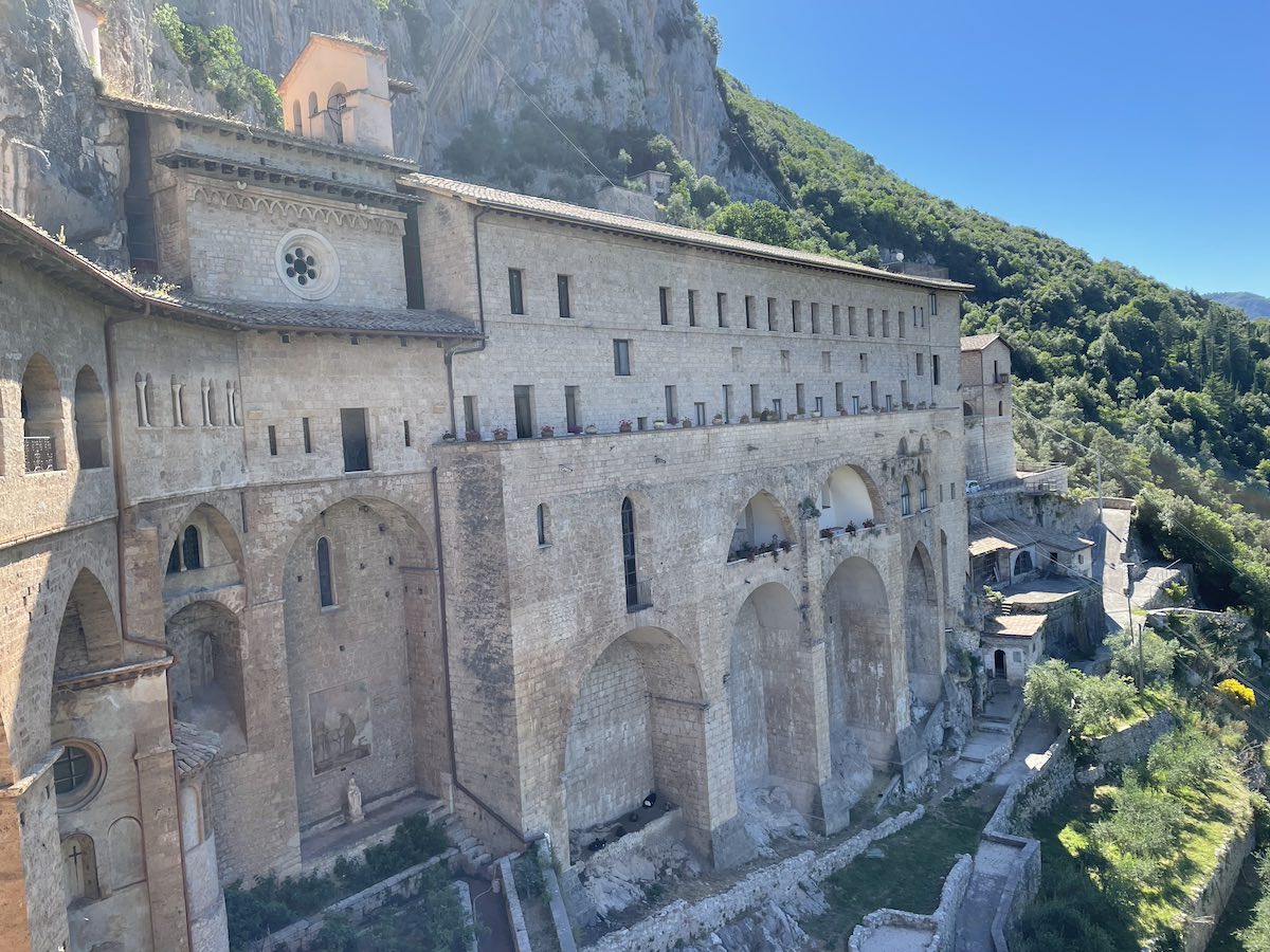 Cammino di San Benedetto - Santuario del Sacro Speco a Subiaco