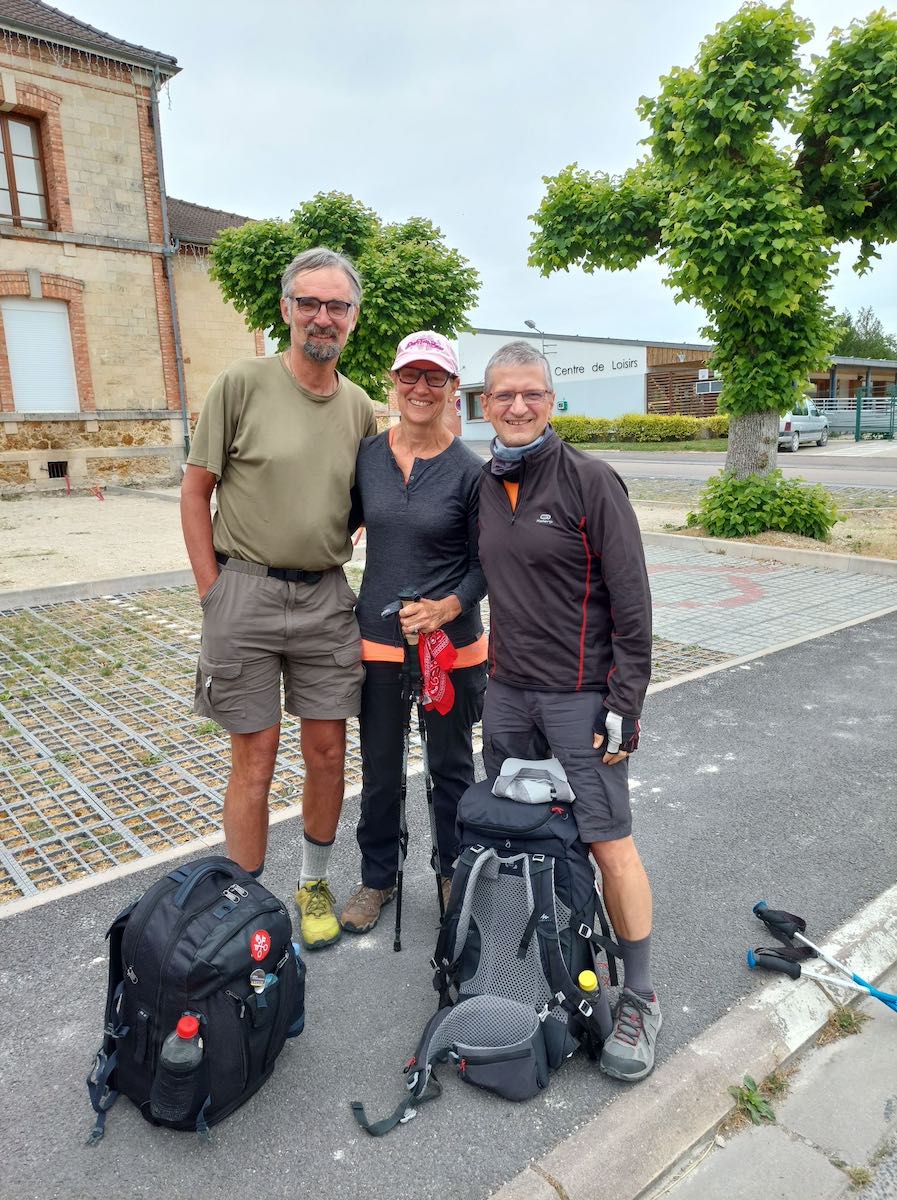 Via Francigena - Pellegrini a Chaussée-sur-Marne
