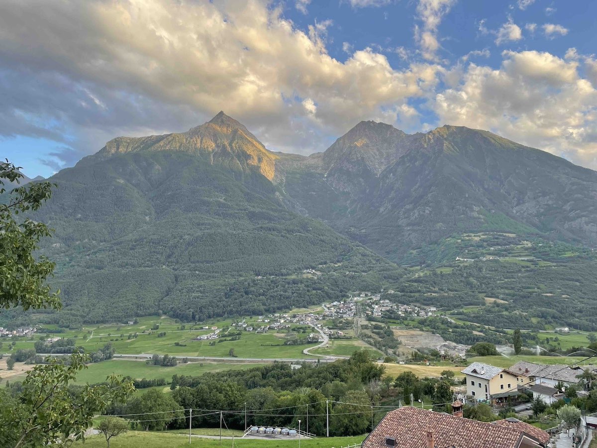 Via Francigena - Montagne a Quart in Valle d’Aosta