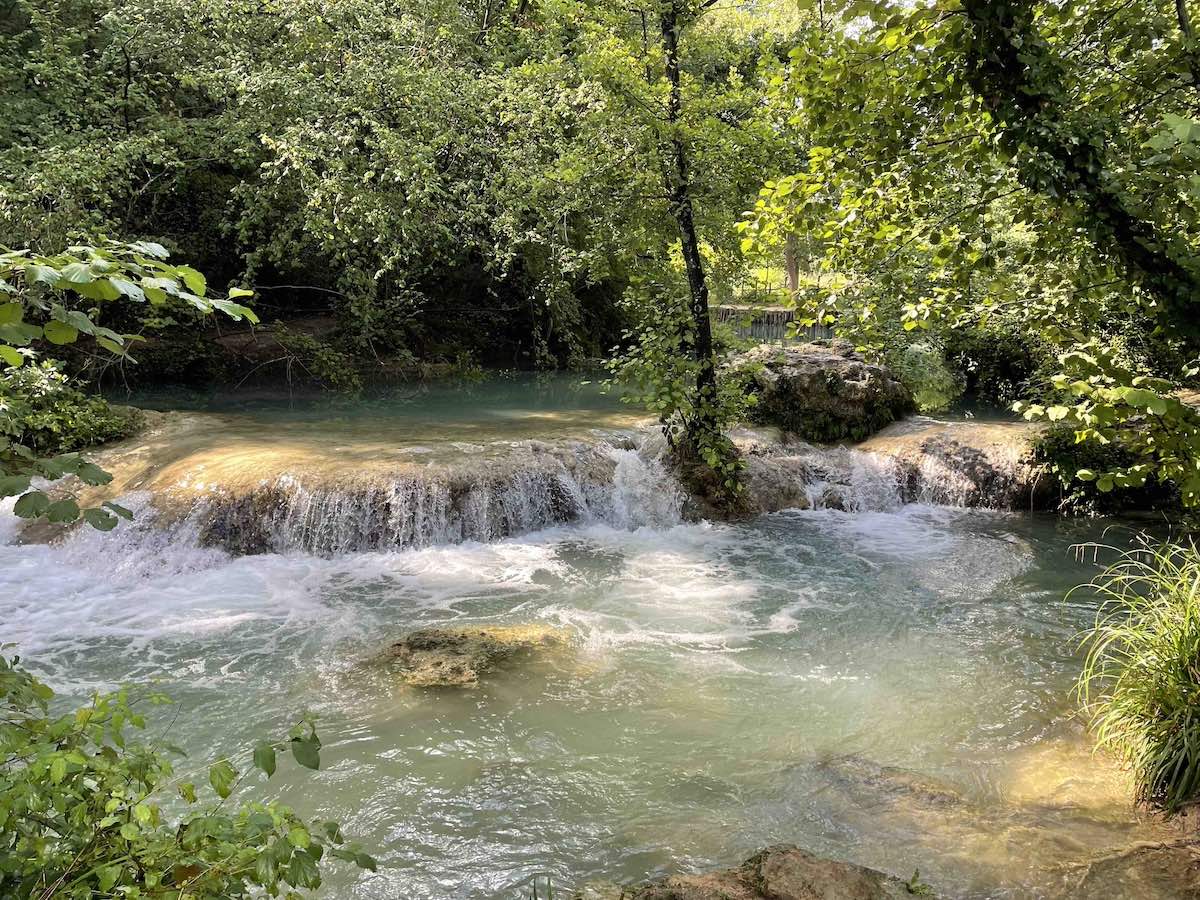 Via Francigena - Parco naturale del fiume Elsa a Gracciano in Toscana