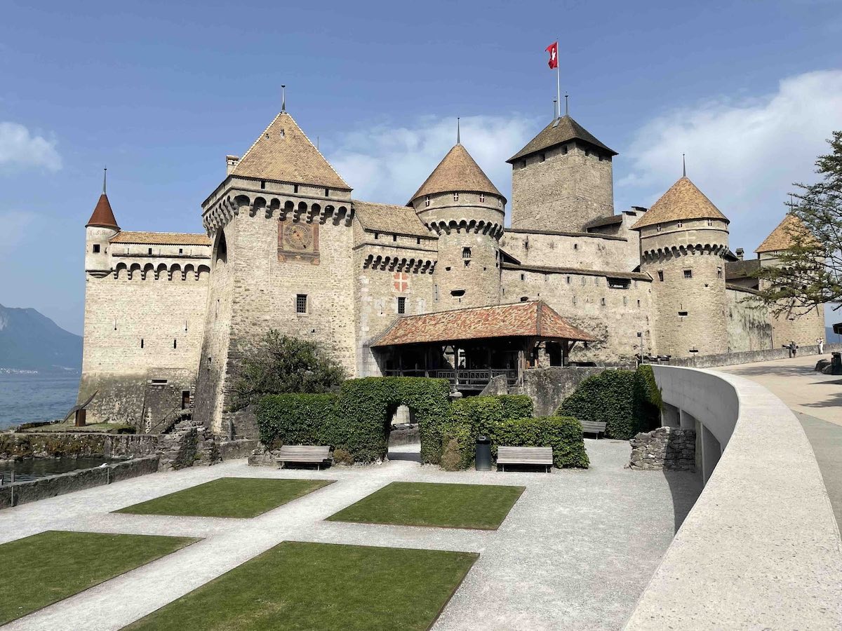 Via Francigena - Château de Chillon a Veytaux sul Lago di Ginevra
