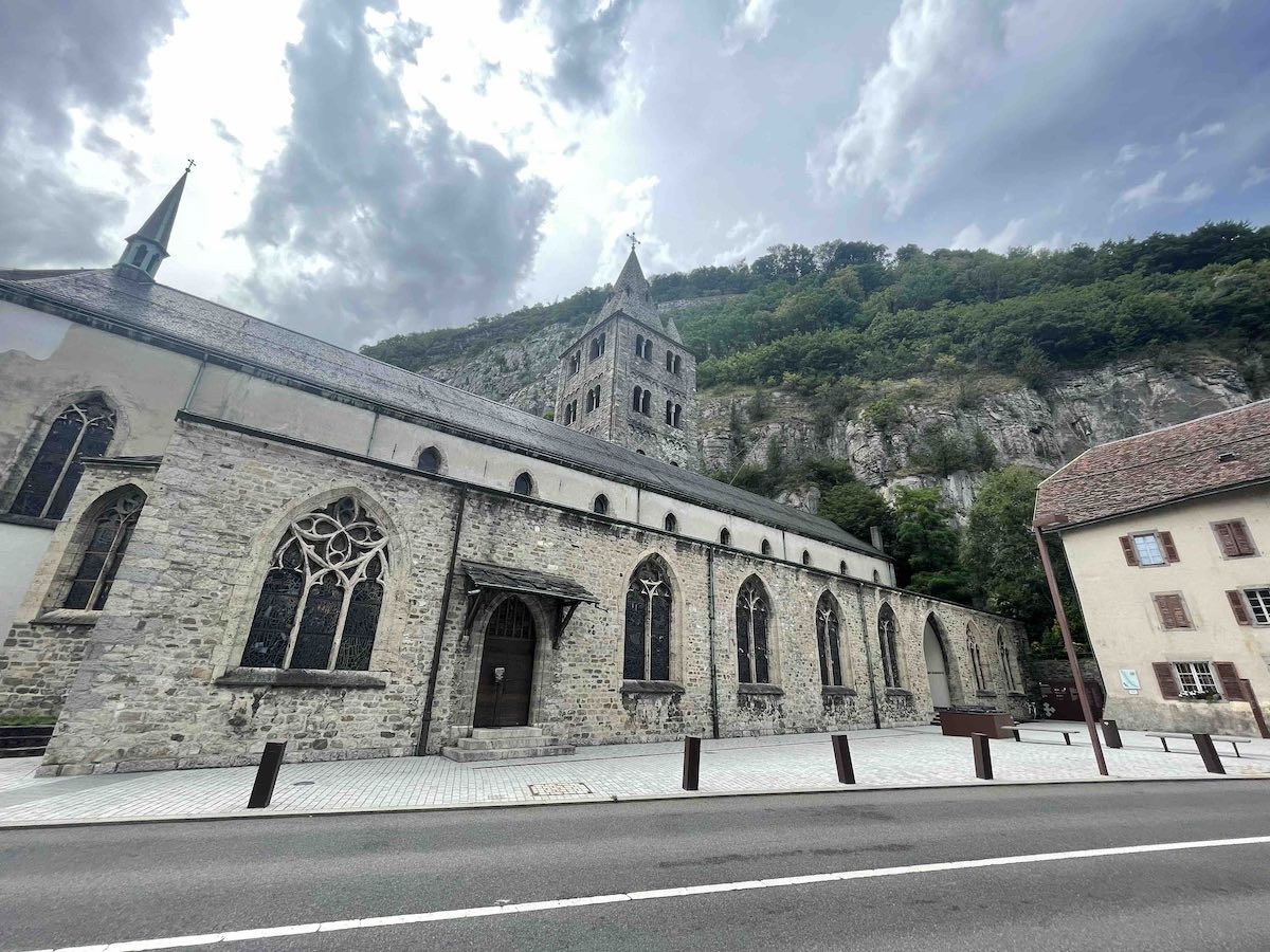 Via Francigena - L’abbazia di Saint-Maurice-d’Agaune a Saint-Maurice