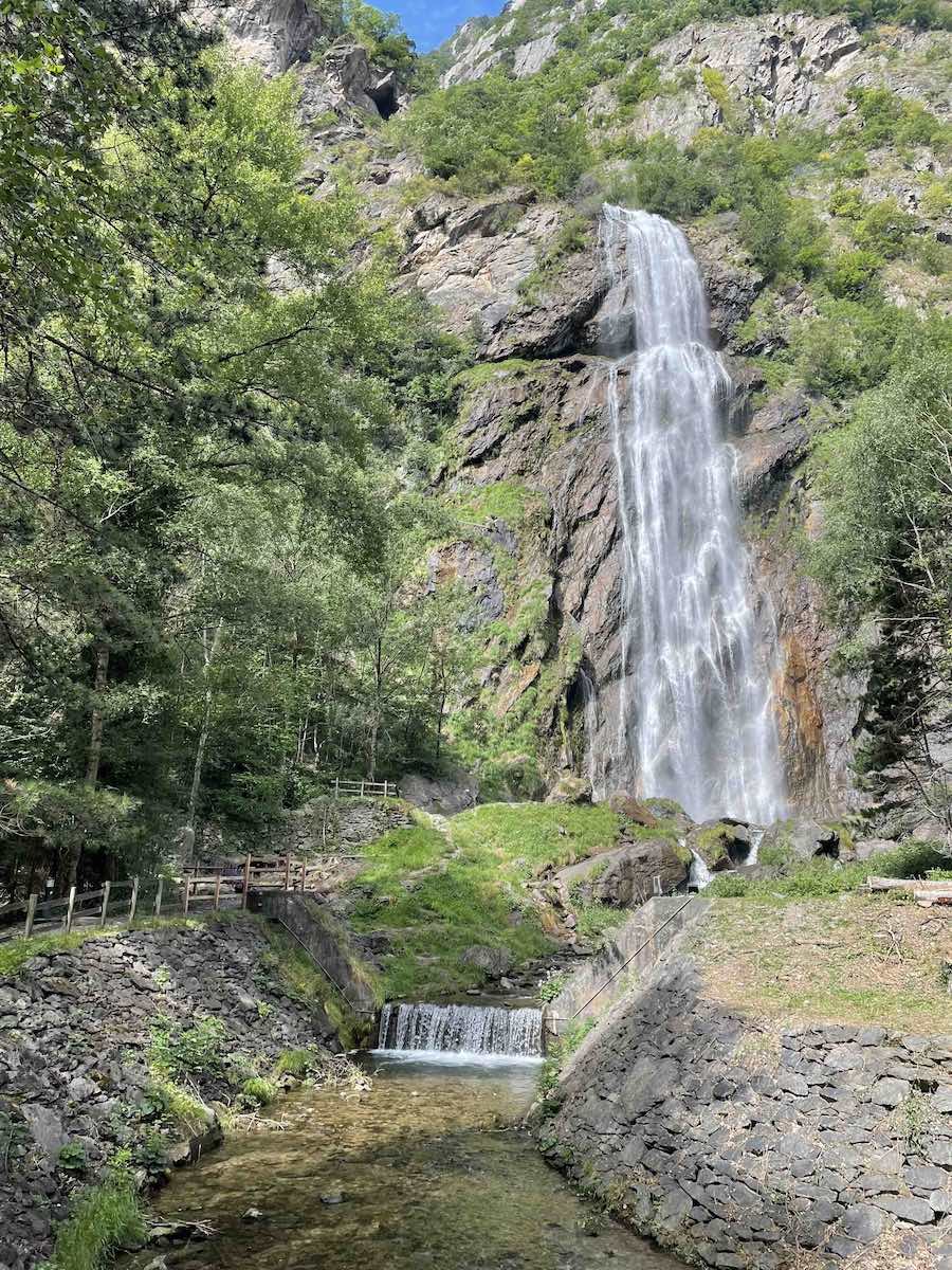 Via Francigena - Cascata di Pissevache vicino a Vernayaz